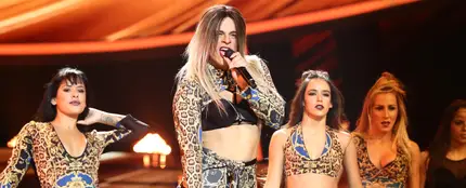 Actuación de Ricky Merino como Mimi Actuación de Ricky Merino como Mimi