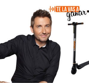 Frank Blanco y el patinete de Europa FM Frank Blanco y el patinete de Europa FM