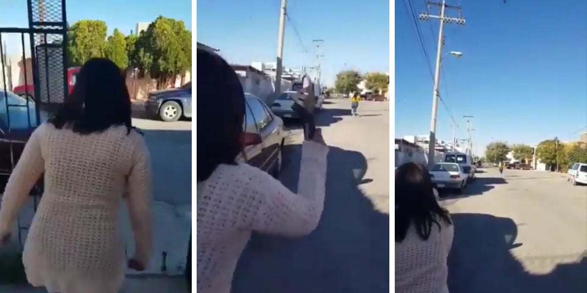 Lanza la chancla con puntería olímpica