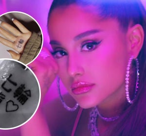 Los errores gramaticales del tatuaje de Ariana Grande Los errores gramaticales del tatuaje de Ariana Grande