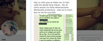El aplaudido mensaje de una madre a los padres del niño que le hace bullying a su hijo El aplaudido mensaje de una madre a los padres del niño que le hace bullying a su hijo