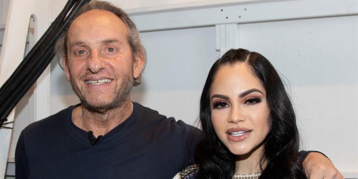 El diseñador Custo Dalmau y la cantante Natti Natasha en Nueva York