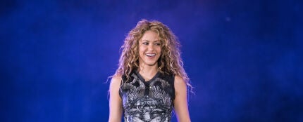 Shakira durante un concierto en el Madison Square Garden de Nueva York