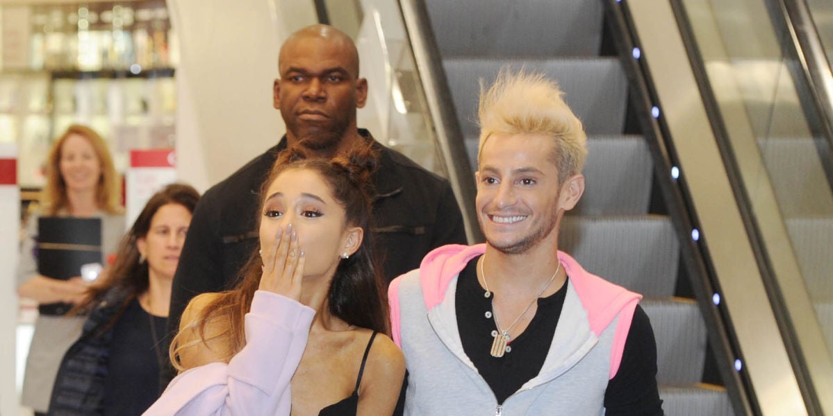Ariana Grande y su hermano Frankie