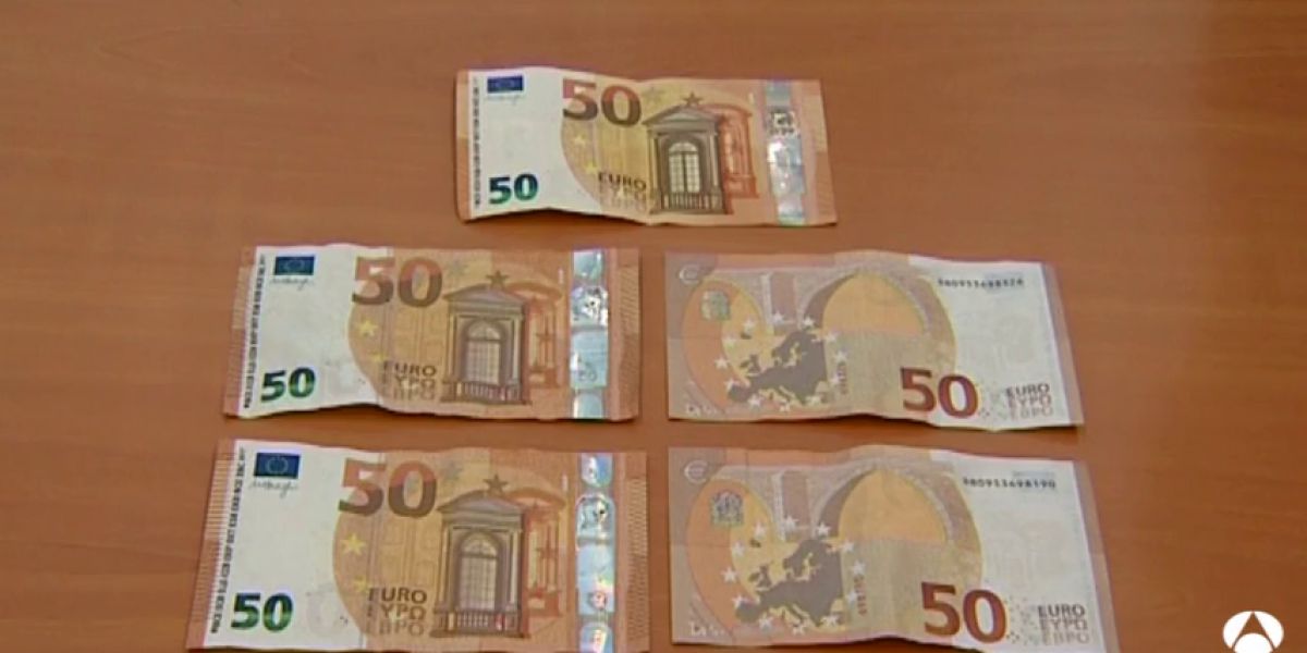 Localizan varios billetes falsos de 50 euros en Vecindario