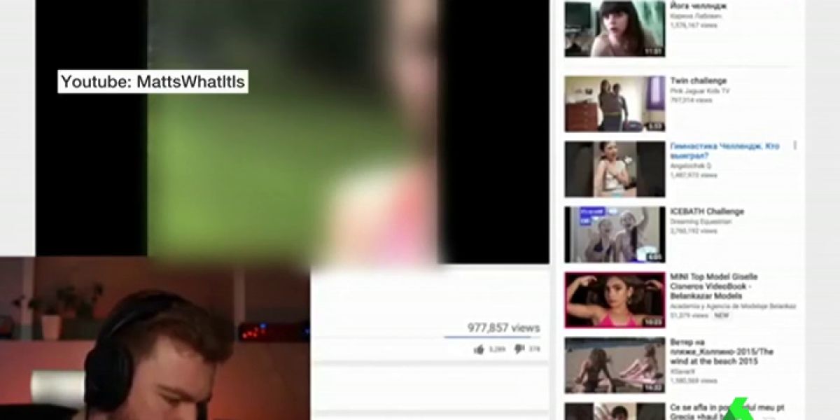 Youtube, una herramienta para pedófilos: con solo dos clics puede recomendar únicamente vídeos con menores