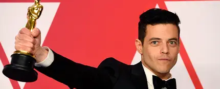 Rami Malek tras ganar el Oscar a Mejor Actor Rami Malek tras ganar el Oscar a Mejor Actor