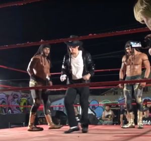 Santana Jackson, imitador de Michael Jackson y luchador de Pressing Catch Santana Jackson, imitador de Michael Jackson y luchador de Pressing Catch
