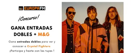 Gana entradas para ver y conocer a Crystal Fighters Gana entradas para ver y conocer a Crystal Fighters