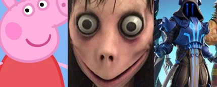 Momo aparece en Peppa Pig y Fortnite Momo aparece en Peppa Pig y Fortnite