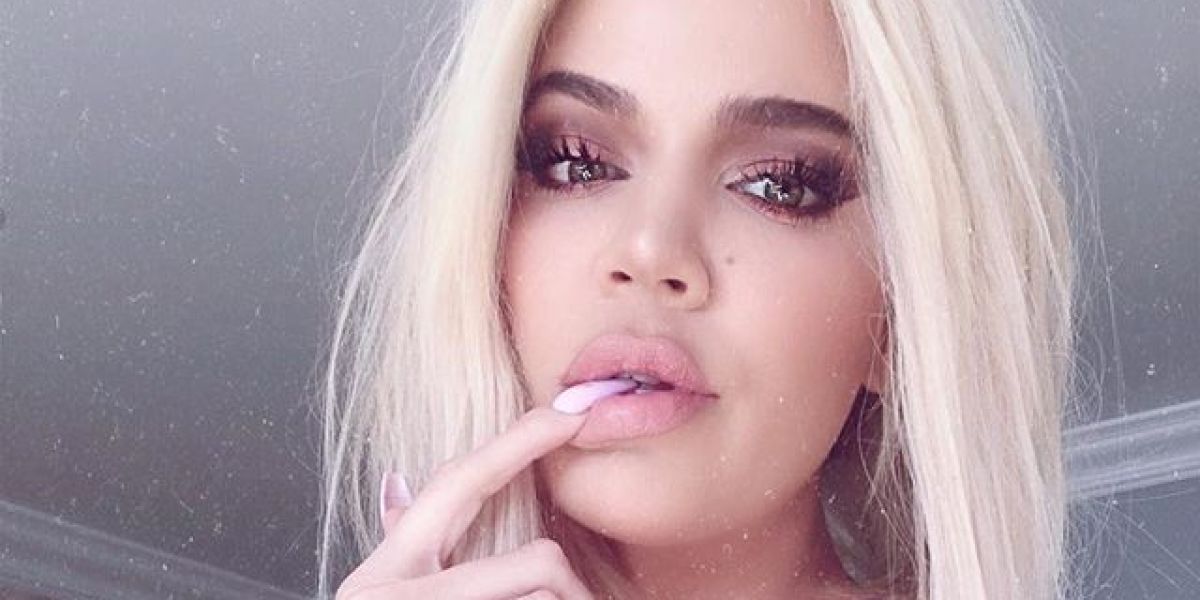 Khloé Kardashian en un selfie para Instagram