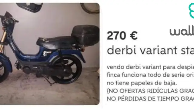 Imagen del anuncio publicado en Wallapop