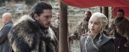 Jon Snow y Daenerys Targaryen en &#39;Juego de Tronos&#39;