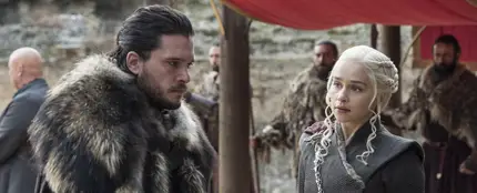 Jon Snow y Daenerys Targaryen en 'Juego de Tronos' Jon Snow y Daenerys Targaryen en 'Juego de Tronos'