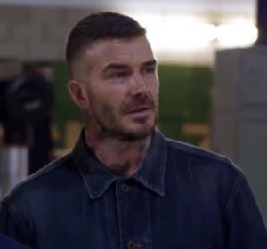Beckham y su "estatua honorífica" Beckham y su "estatua honorífica"