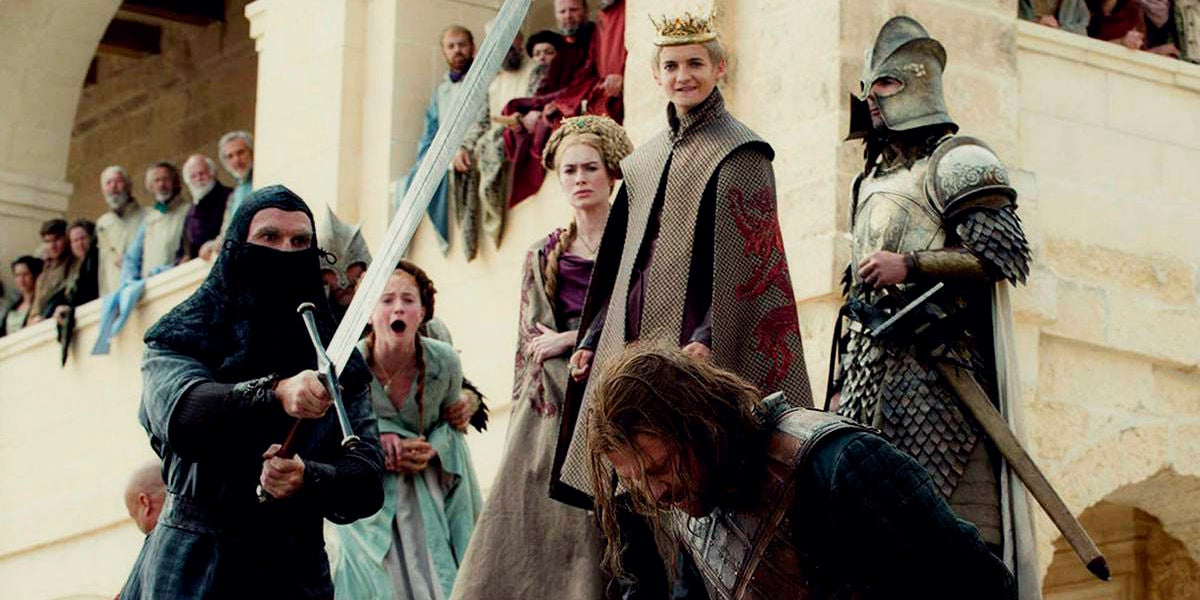 Escena de la muerte de Ned Stark en 'Juego de Tronos'