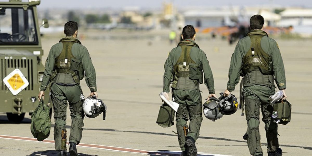 Soldados del Ejército del Aire.