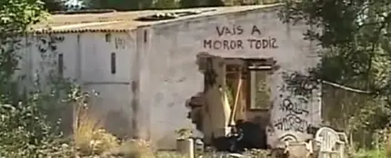 Imagen de la parcela donde vivía la familia de los niños asesinados en Godella Imagen de la parcela donde vivía la familia de los niños asesinados en Godella