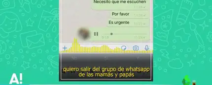 El sorprendente audio de un padre para abandonar el grupo de WhatsApp del colegio de sus hijos: "Me tenéis hasta las bolas" El sorprendente audio de un padre para abandonar el grupo de WhatsApp del colegio de sus hijos: "Me tenéis hasta las bolas"
