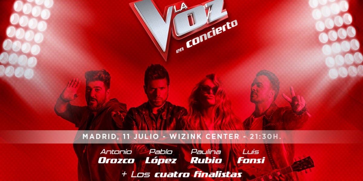 Fecha y cómo comprar las entradas del concierto de 'La Voz'