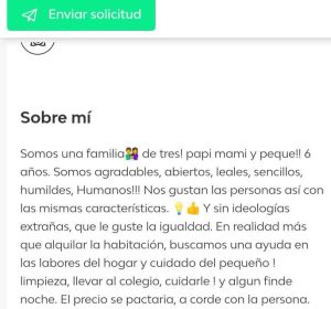 Anuncio de alquiler Anuncio de alquiler