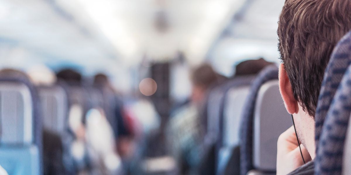 Pasajeros de un avión