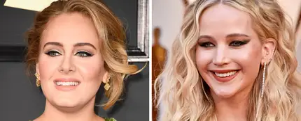 Adele y Jennifer Lawrence Adele y Jennifer Lawrence