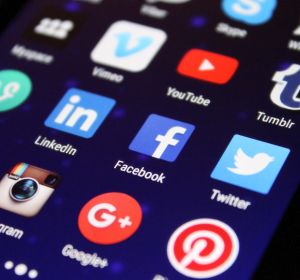 Imagen de archivo de apps de redes sociales Imagen de archivo de apps de redes sociales