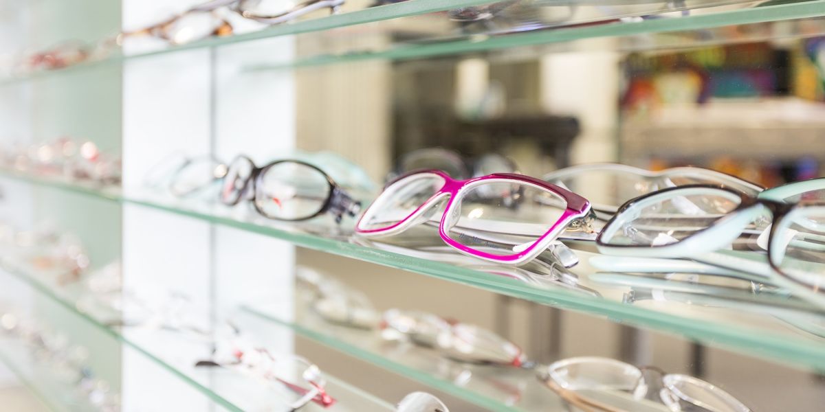 Escaparate de gafas