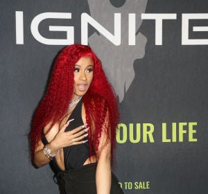 Cardi B durante un evento en Bel Air, California Cardi B durante un evento en Bel Air, California