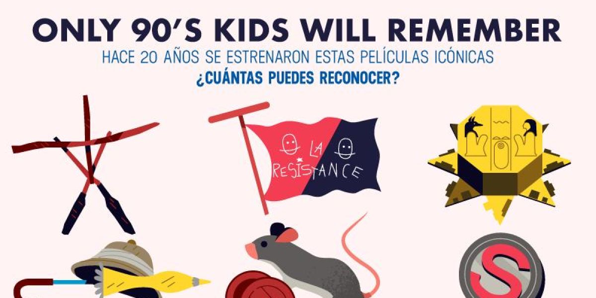 ¿Cuántas de estas películas de tu infancia eres capaz de reconocer?