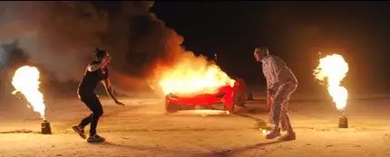 Bad Bunny y El Alfa en el videoclip de 'La Romana'. Bad Bunny y El Alfa en el videoclip de 'La Romana'.