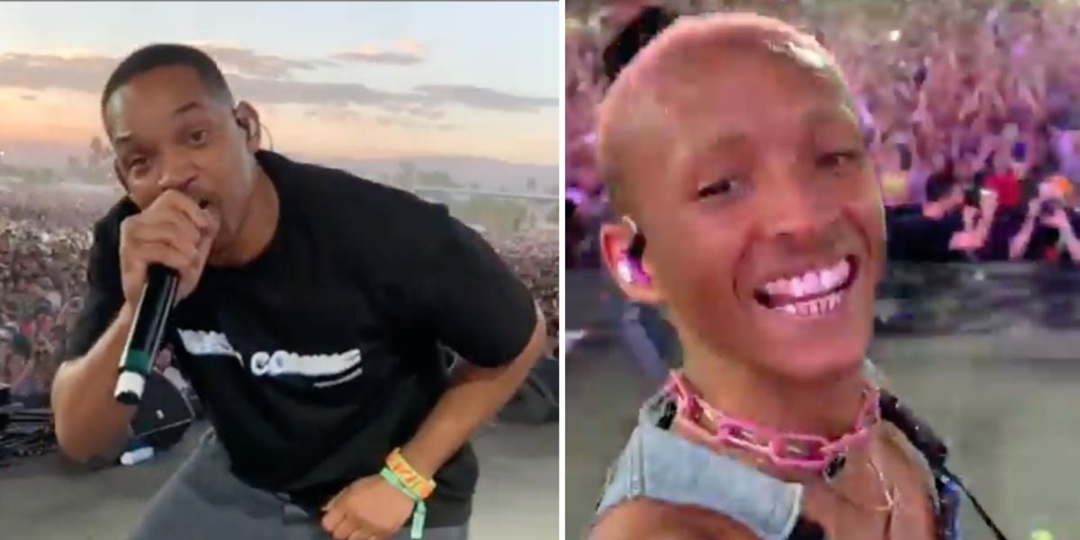 Will Smith 'se cuela' en la actuación de su hijo Jaden en Coachella