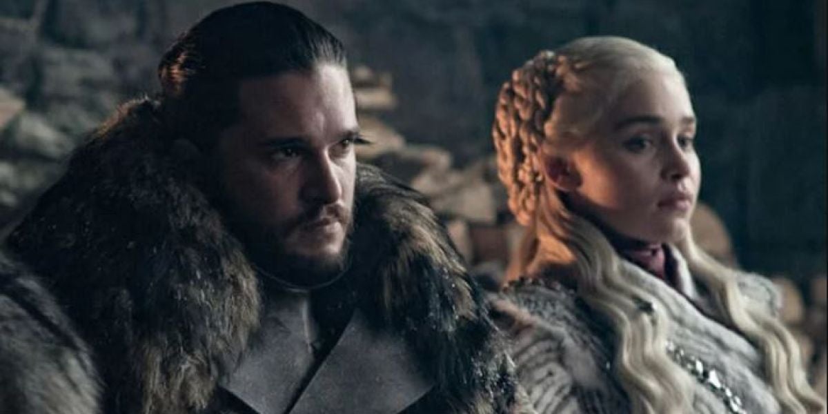 Jon Snow y Daenerys Targaryen en 'Juego de Tronos'