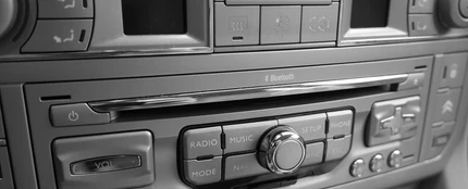 La radio de un coche La radio de un coche