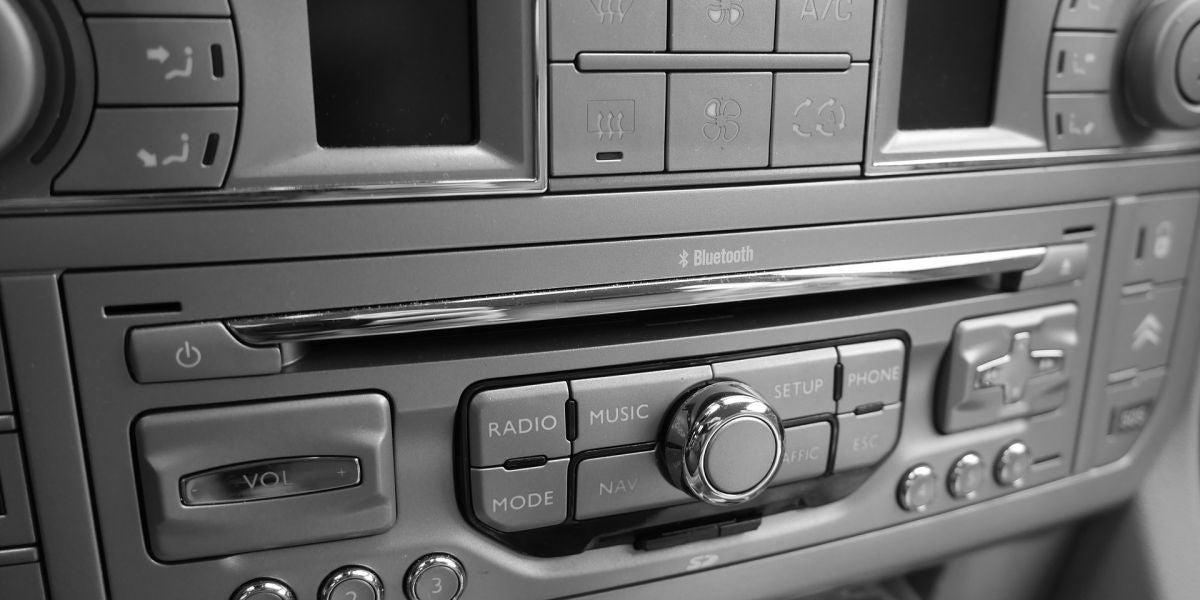 La radio de un coche
