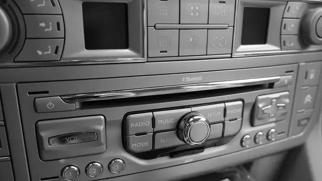 La radio de un coche