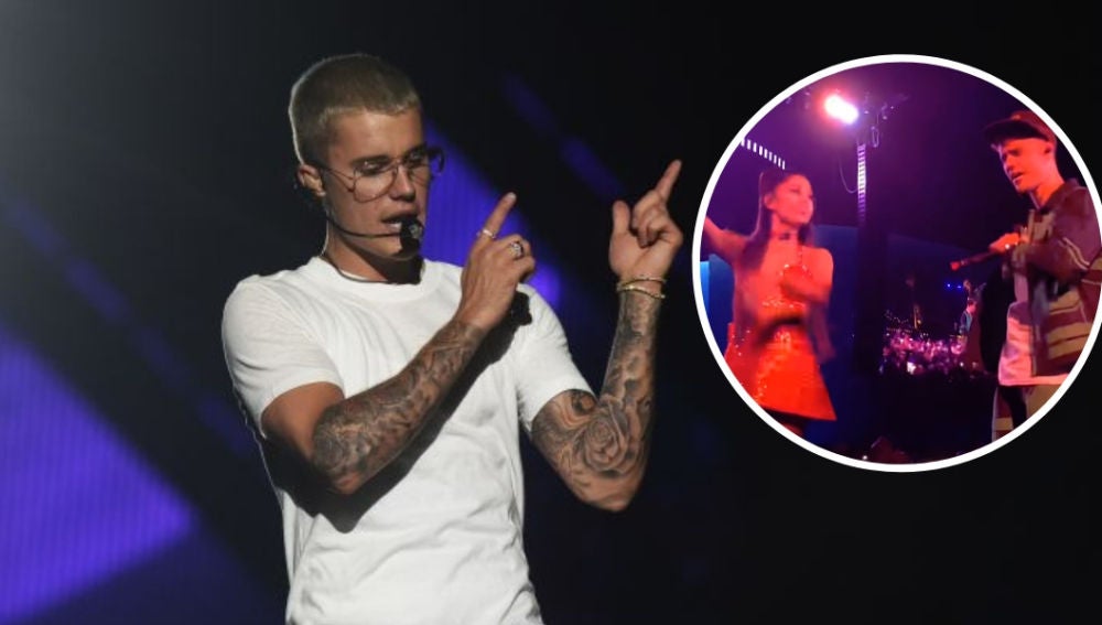 Justin Bieber sube al escenario con Ariana Grande en Coachella 2019