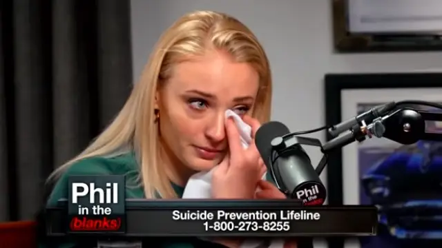 Sophie Tuner en el programa de Phil McGraw