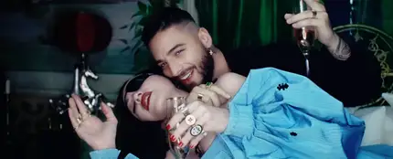 Madonna y Maluma en el vídeo de Medellín Madonna y Maluma en el vídeo de Medellín