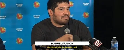 Un joven gana 690 millones de euros en la lotería en Estados Unidos Un joven gana 690 millones de euros en la lotería en Estados Unidos