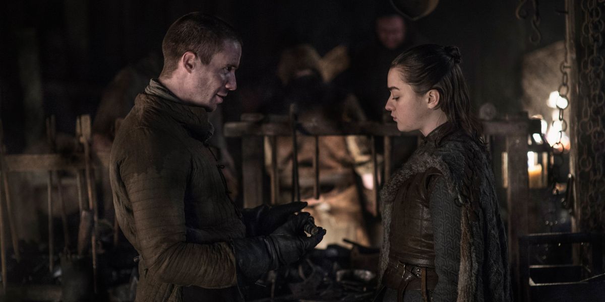 Arya y Gendry en el capítulo 8x02 de 'Juego de Tronos'