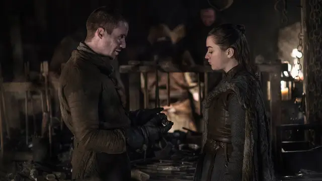 Arya y Gendry en el capítulo 8x02 de 'Juego de Tronos'