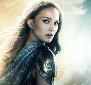 Natalie Portman interpretando a Jane Foster Natalie Portman interpretando a Jane Foster