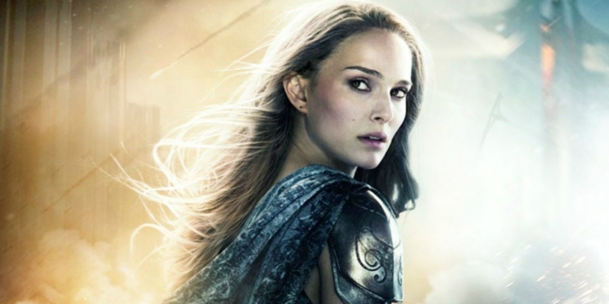 Natalie Portman interpretando a Jane Foster