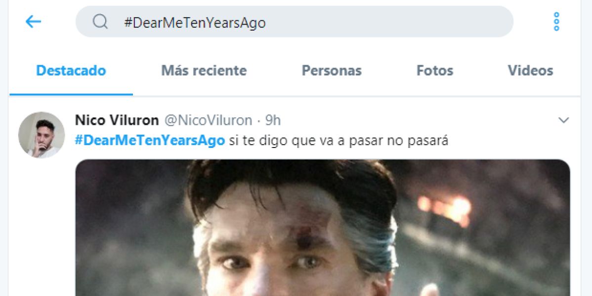 #DearMeTenYearsAgo, la tendencia que hace reflexionar a Twitter