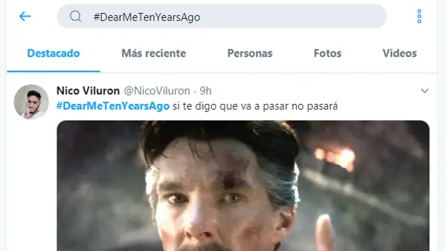 #DearMeTenYearsAgo, la tendencia que hace reflexionar a Twitter