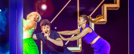 El representante español de Eurovisión, Miki Núñez, en el segundo ensayo El representante español de Eurovisión, Miki Núñez, en el segundo ensayo