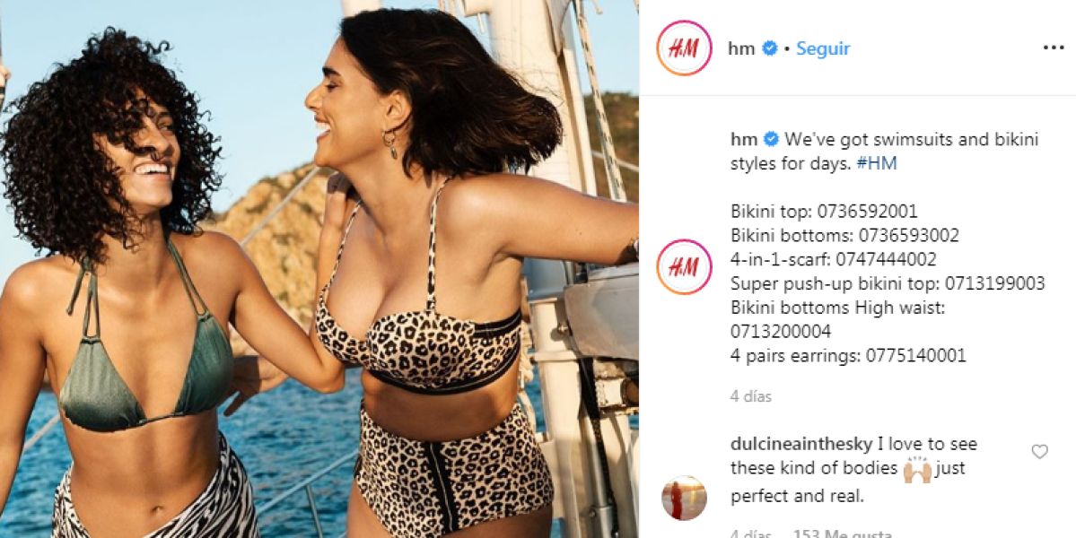 H&M apuesta por cuerpos reales en su nueva campaña