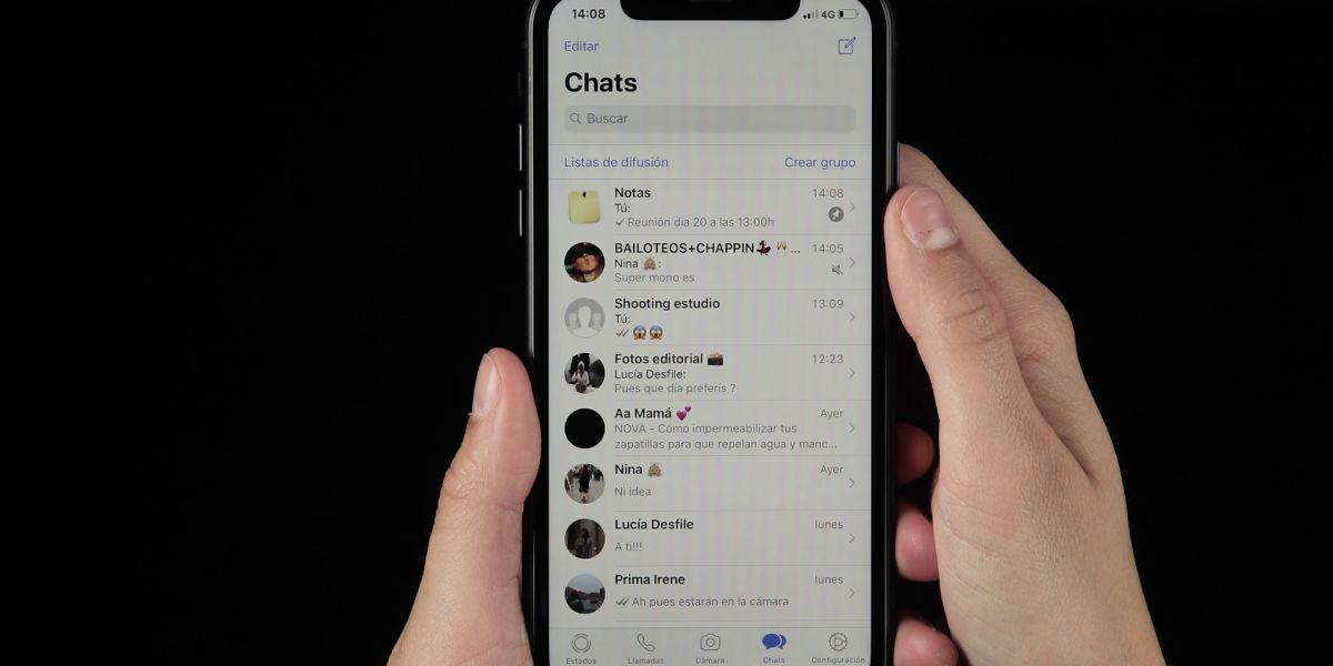 WhatsApp como bloc de notas